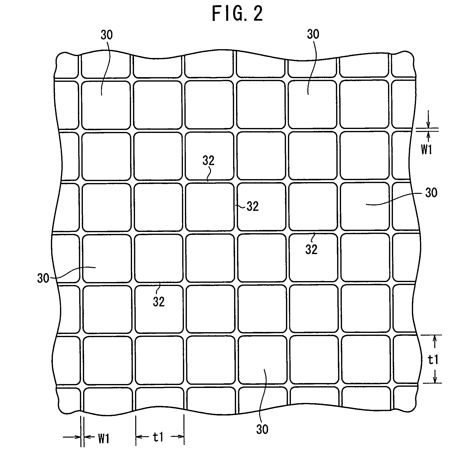 Hydrogen absorbing material, method for producing the same, and hydrogen storage container