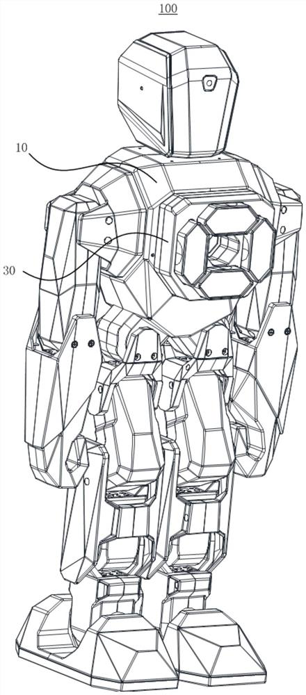 Sensor module and humanoid robot