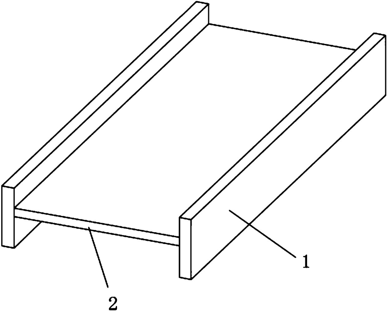 Profile punching table with electromagnet spring damping and protecting structures