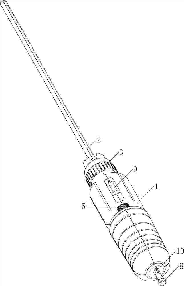 Gall-stone taking-out device for hepatobiliary surgery department