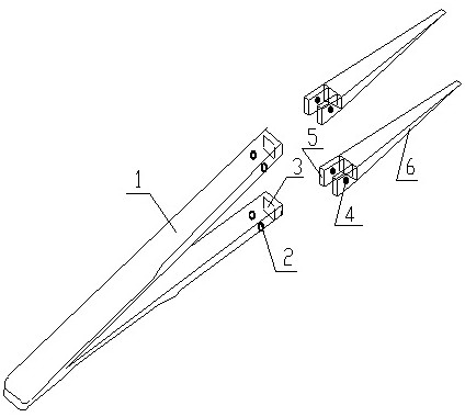 A kind of medical antibacterial tweezers with easily replaceable heads