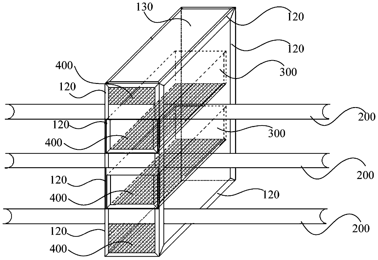 Detachable type cable bridge firewall and manufacturing method