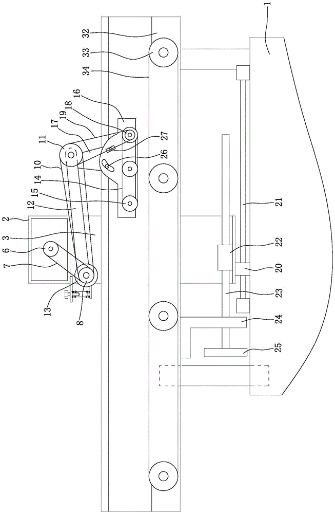 Bag feeding and sucking system for full-automatic bag feeding glucose packing machine