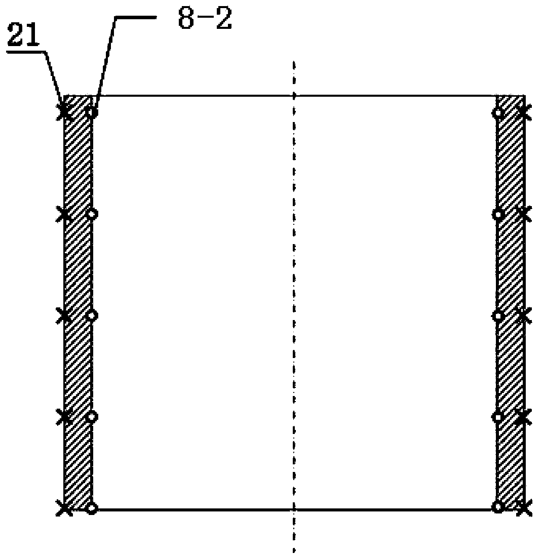 Heat conduction coefficient and contact thermal resistance testing device