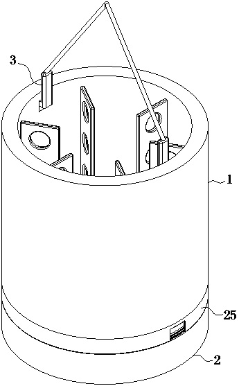 An electrode cylinder for a ferroalloy high-power DC electric furnace