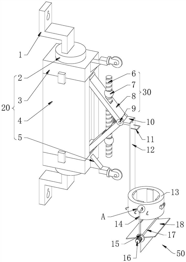 Concrete distributing mechanism for concrete pump