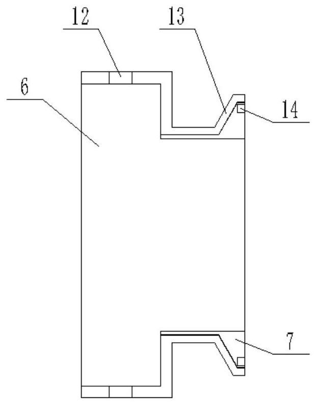 Beam-focusing position calibration device for opposite penetrating type laser measuring instrument