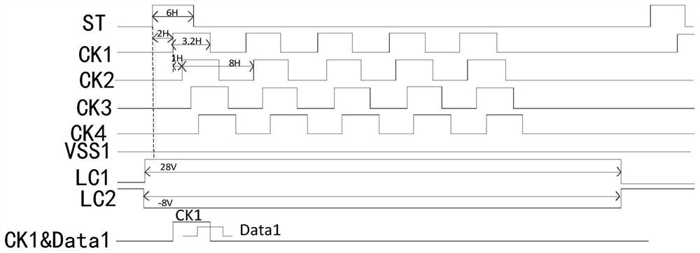 goa circuit and its electrical aging test method