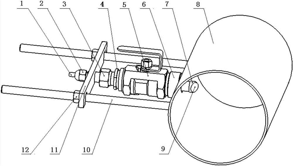 Ultrasonic flowmeter probe disassembling and assembling method