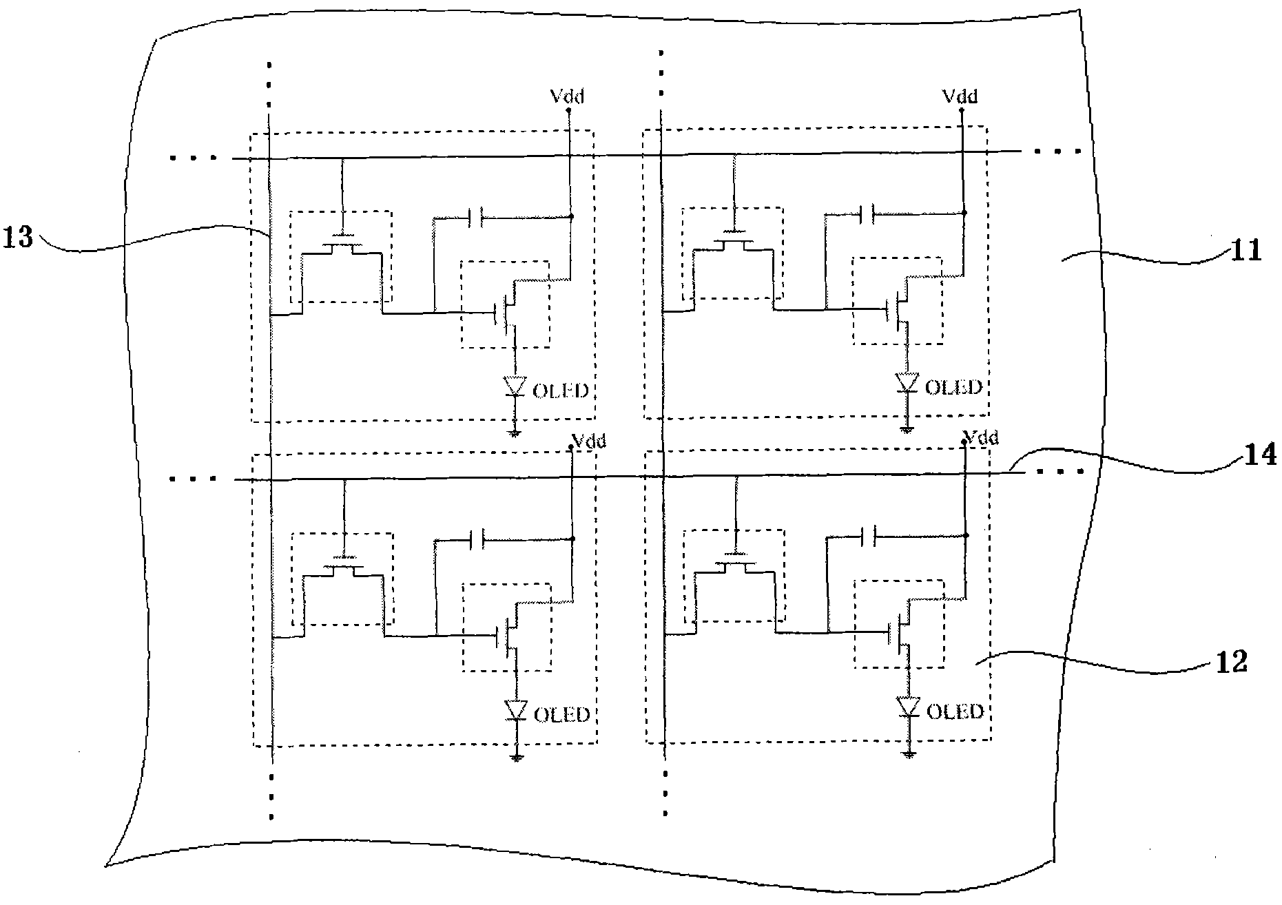 Active matrix/organic light emitting display and manufacturing method thereof