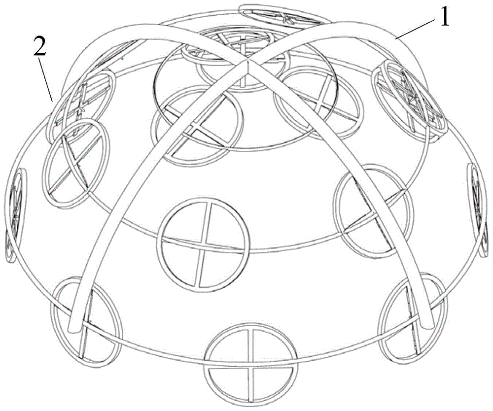 Detection array structure and detection method of breast elastography based on piezoelectric impedance method