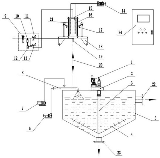 System for automatically controlling thickening parameters in photoelectric monitoring thickening process and corresponding thickener