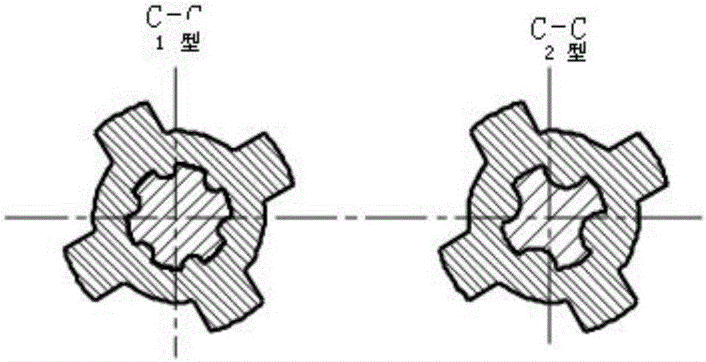 A method for forging and extruding rod body aggregate type centralizing sucker rod