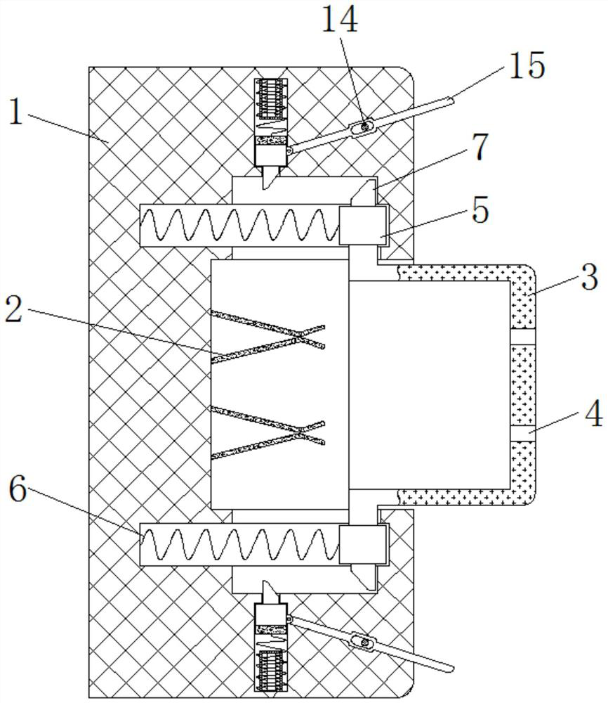 Anti-electric-shock wall type socket based on electromagnetic transformation