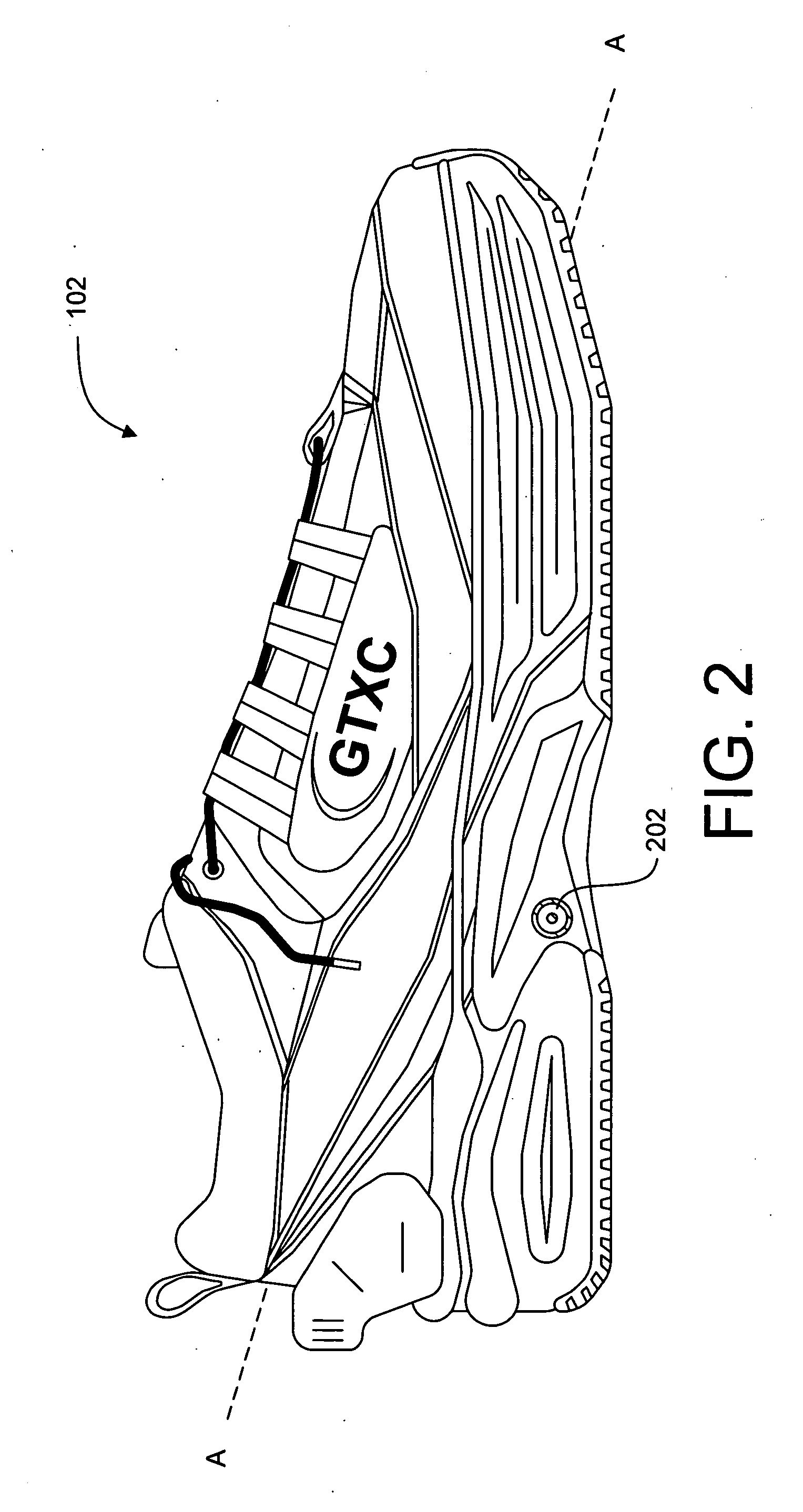 Footwear with embedded tracking device and method of manufacture