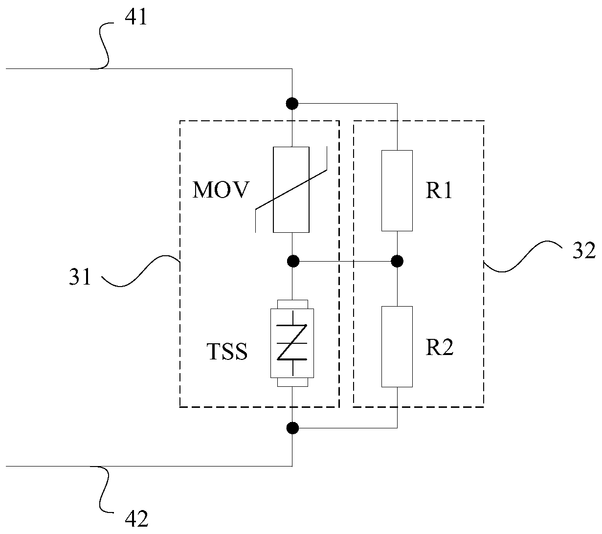 Power supply protection circuit, power supply and electronic equipment