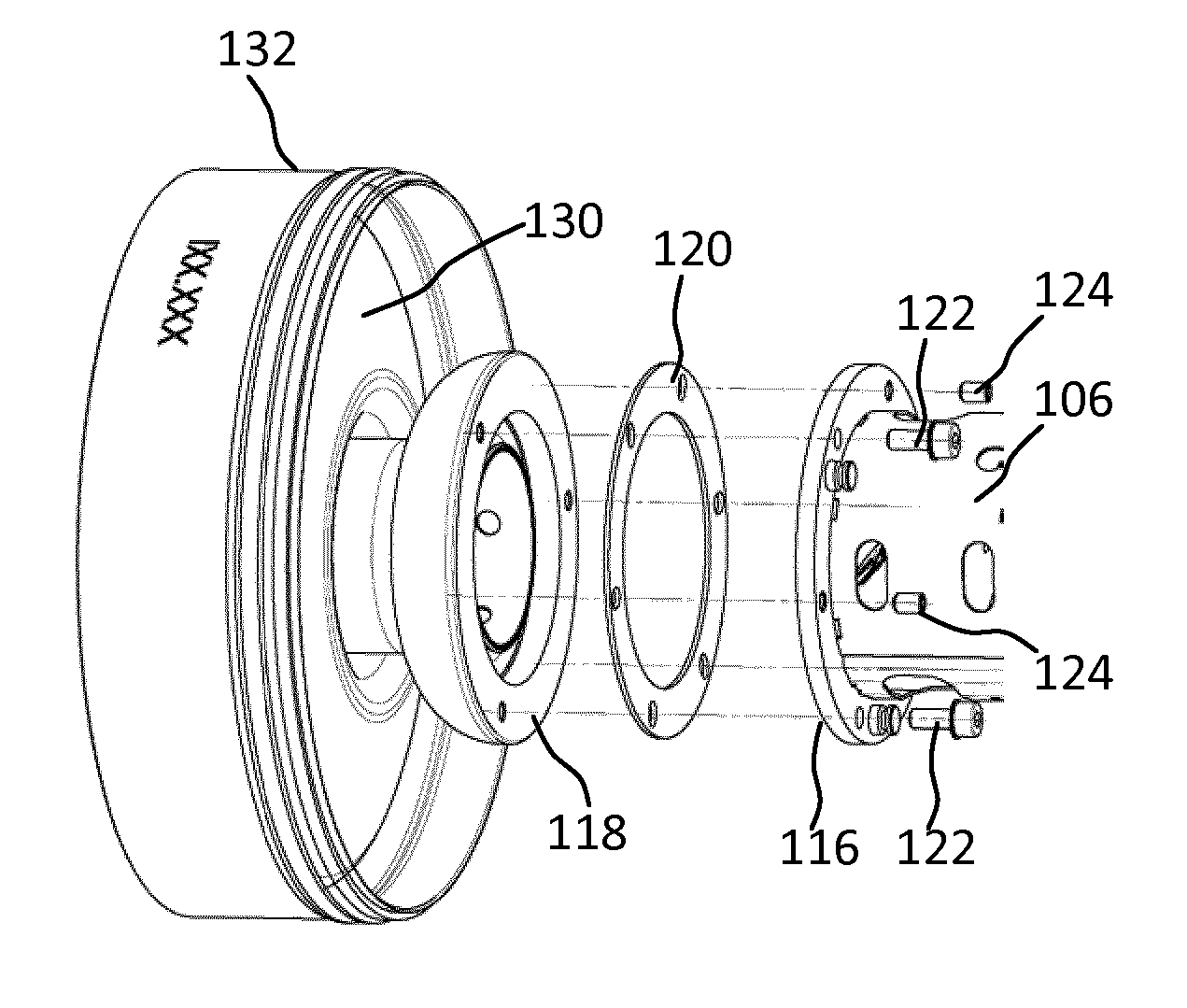 Cathode housing suspension of an electron beam device