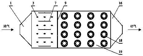 Electrostatic reinforcing bag type dust collector with reverse electric field