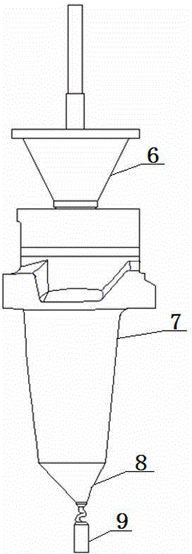 Vertical ceramic mold shell and molding method thereof