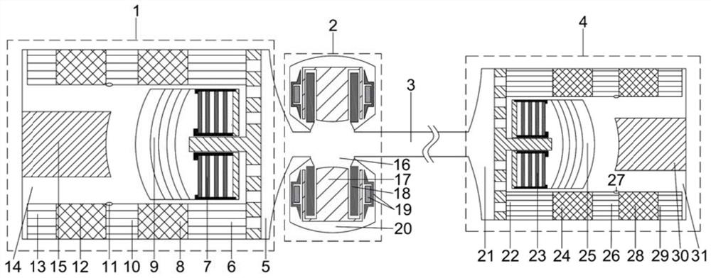 Multi-stage variable-temperature cold and heat source Stirling cold and power co-production system