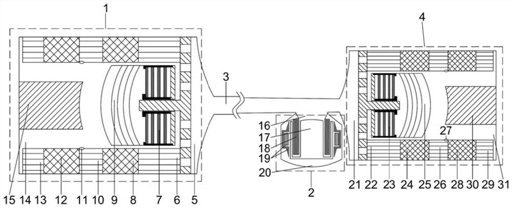 Multi-stage variable-temperature cold and heat source Stirling cold and power co-production system