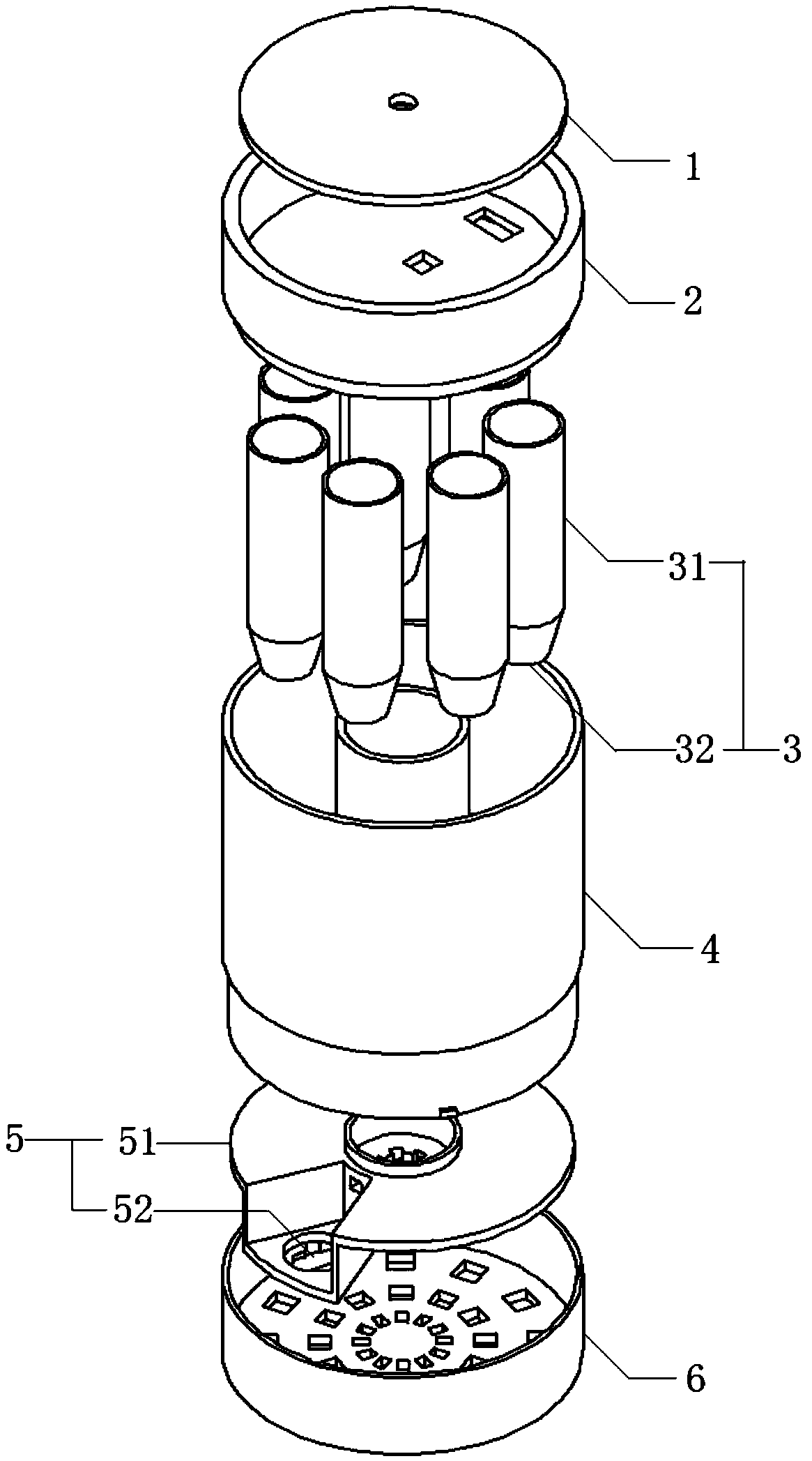 Gas generating device and virtual olfactory system
