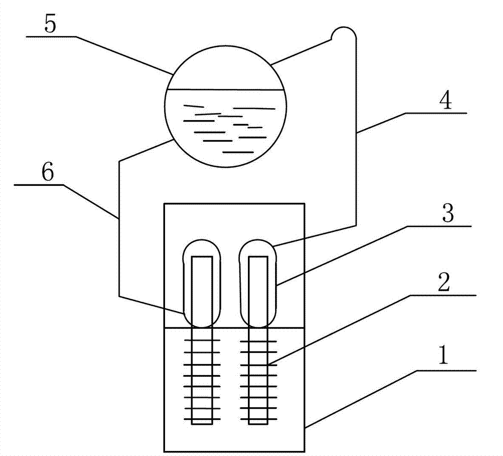 Device for recycling waste heat generated in procedure of acid making and conversion of sulphide ore