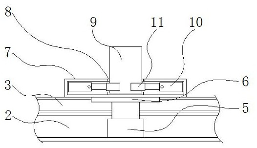 Welding tool facilitating angle positioning for fan blade machining