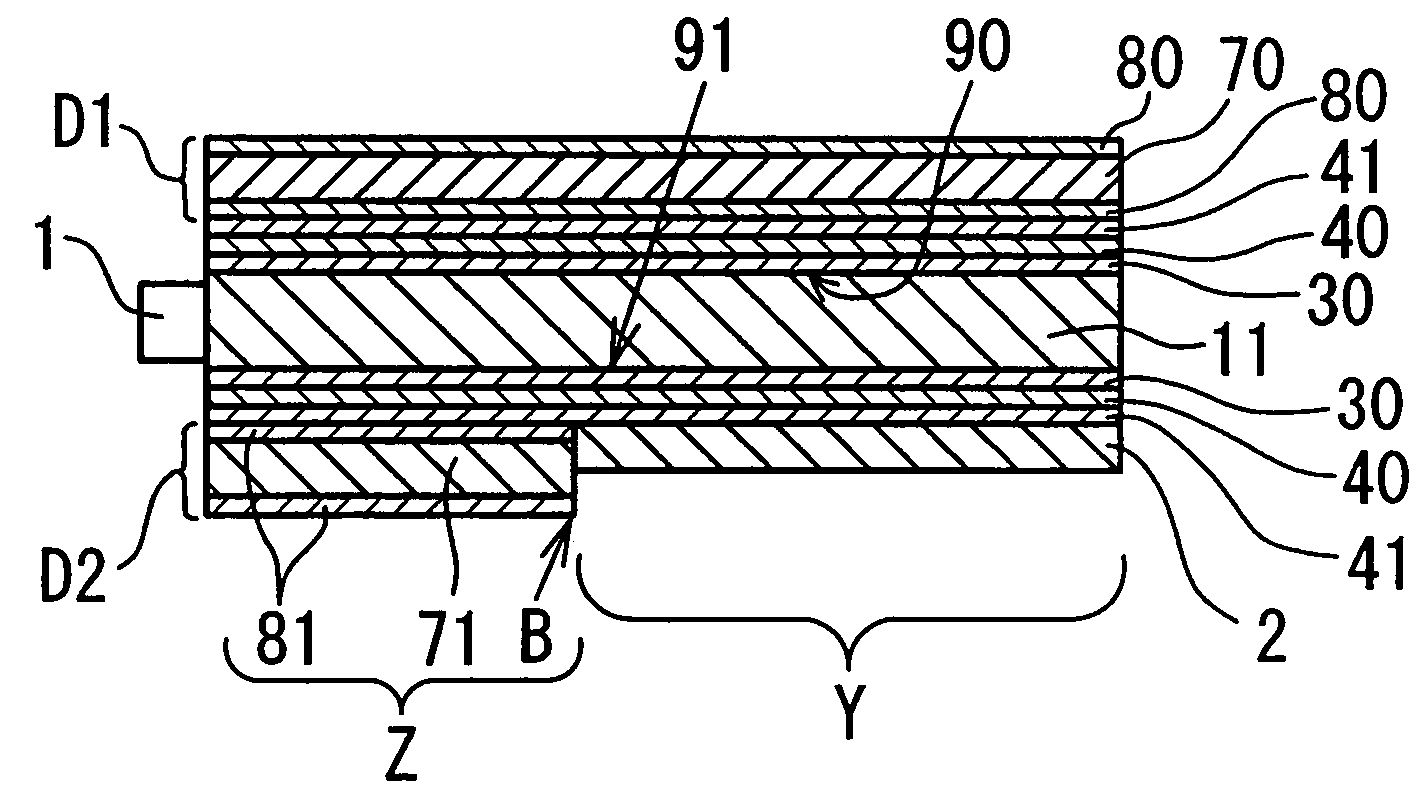 Spread illuminating apparatus adapted to allow light to exit out from both surfaces of light conductive plate