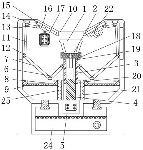 Energy-saving intelligent garbage can cleaning equipment