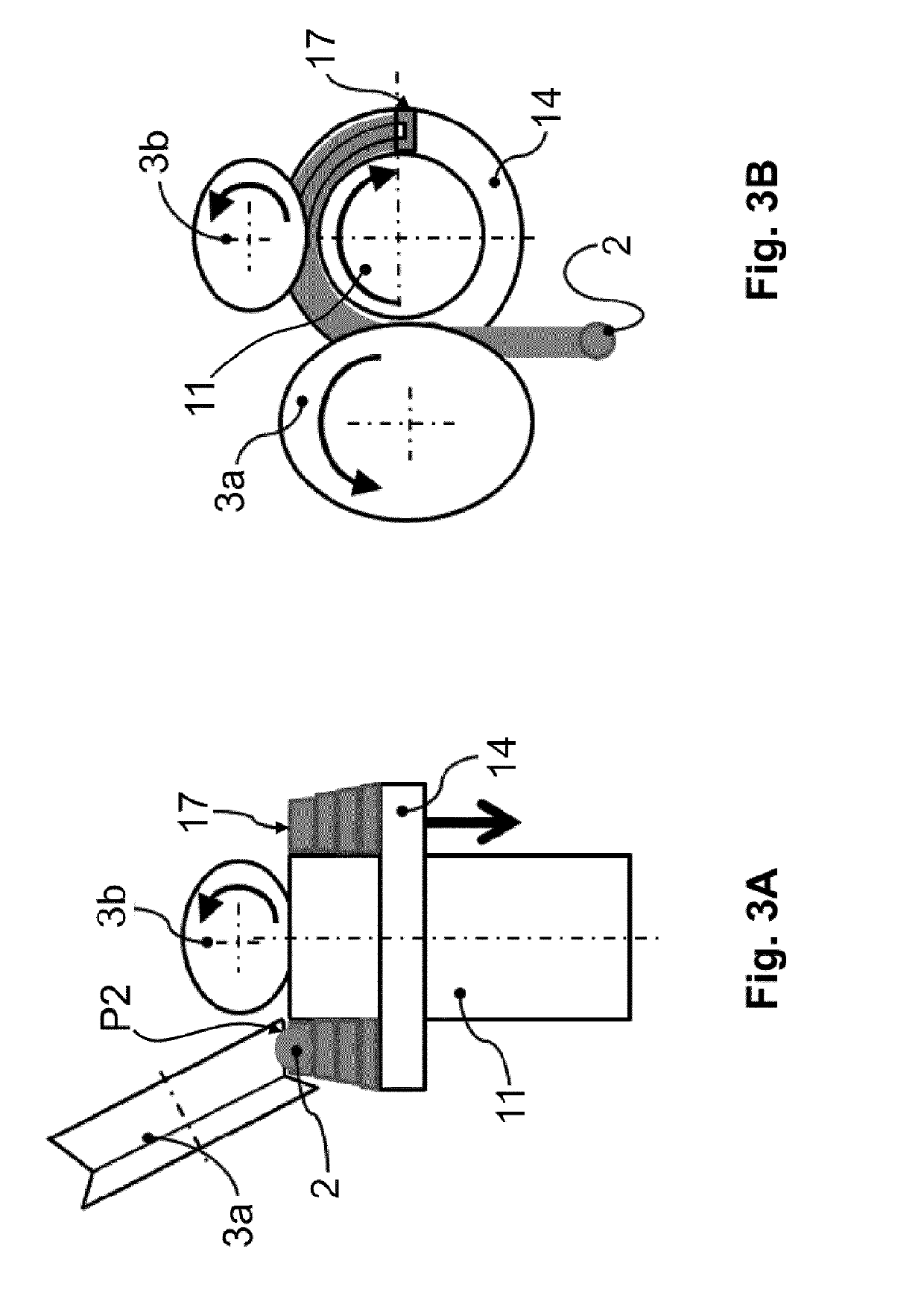Method and device for producing a winding element