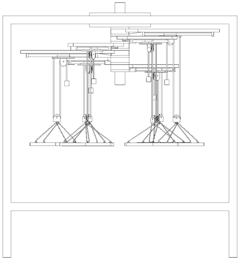 Follow-up gravity unloading suspension device