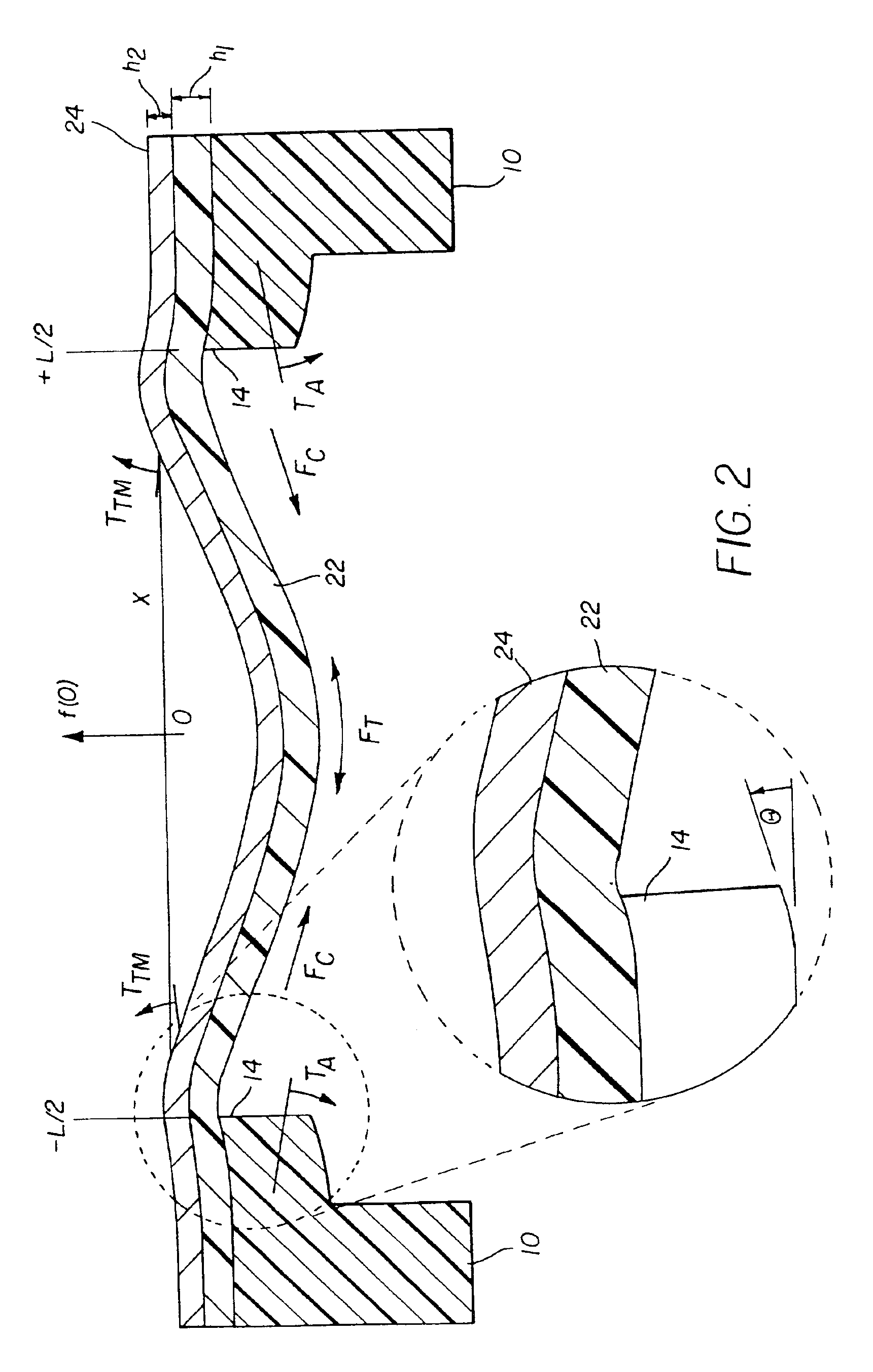 Snap-through thermal actuator