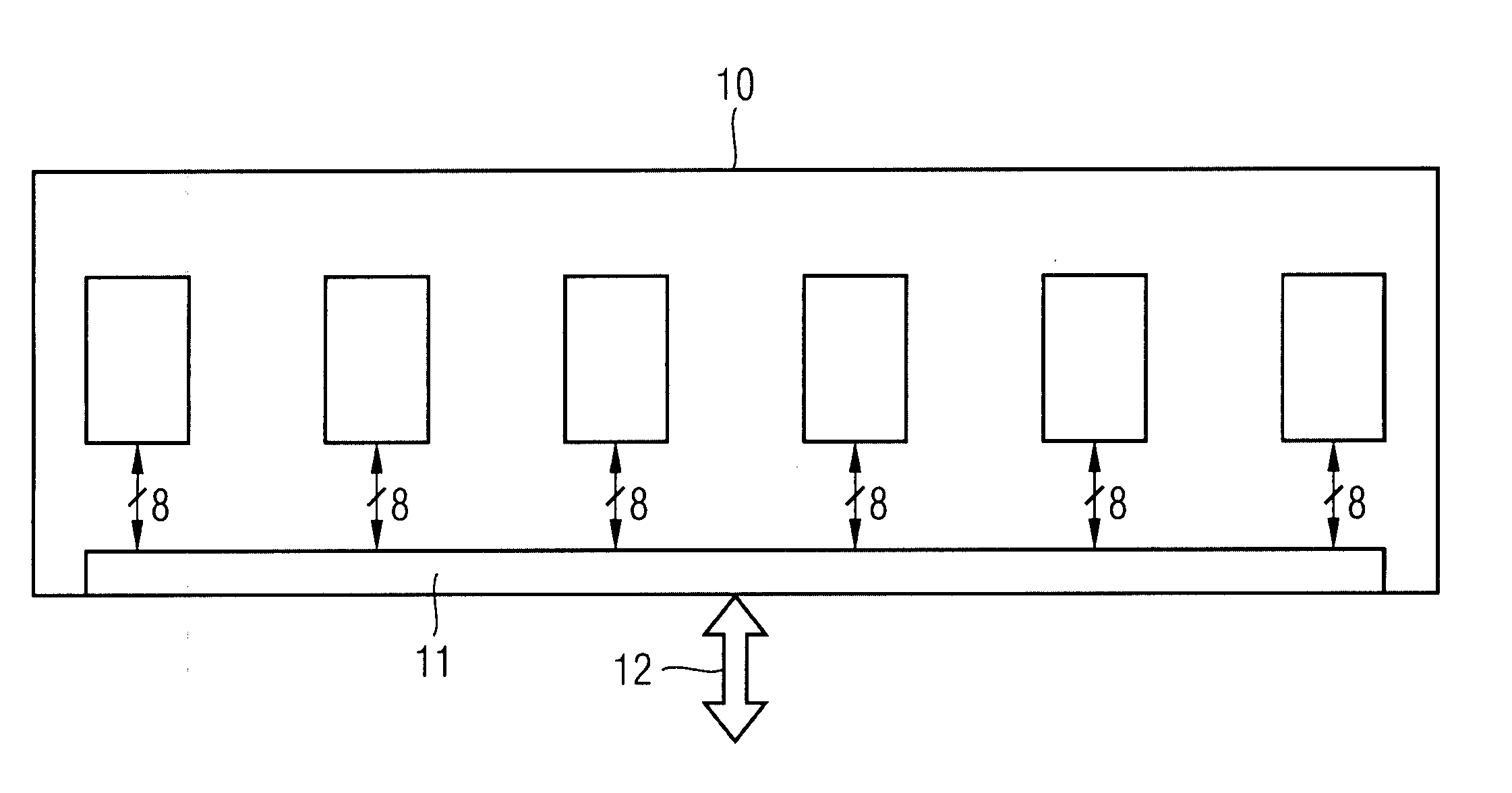 Integrated memory device and memory module