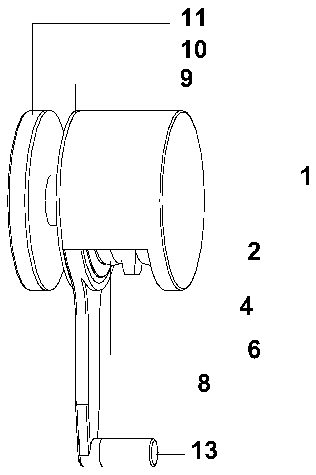 Wheel and door