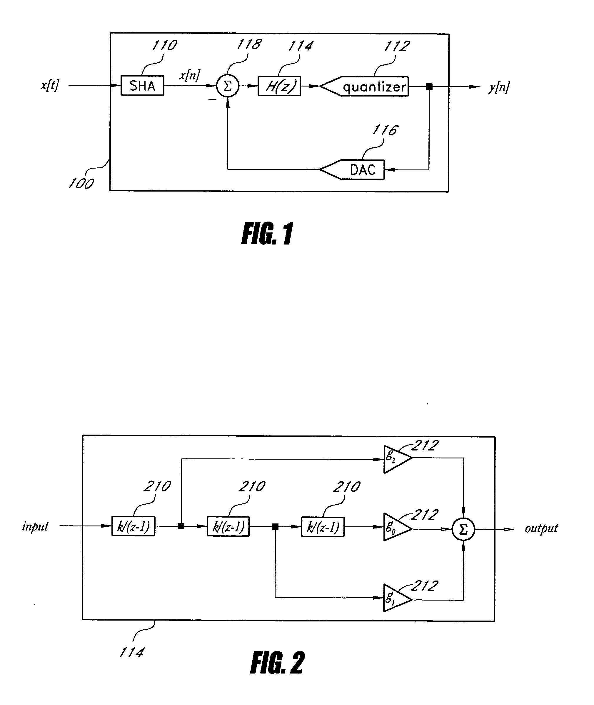 Low-pass filter based delta-sigma modulator