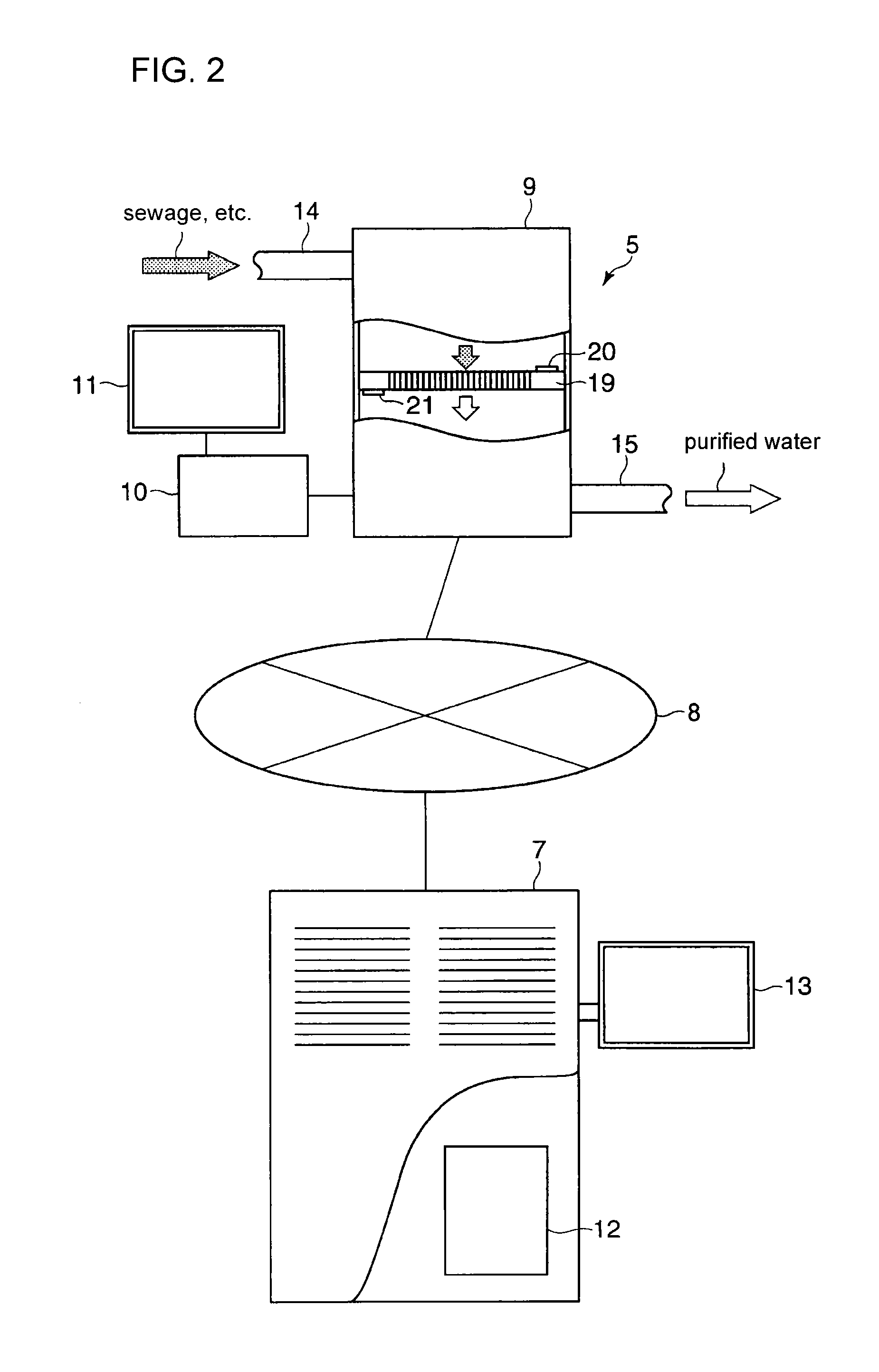 Method for calculating bill for use of water purification system and water purification system