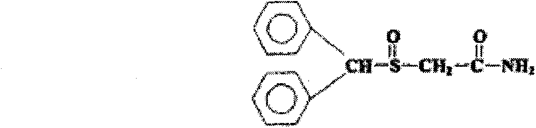 Modafinil dispersible tablet and preparation method thereof