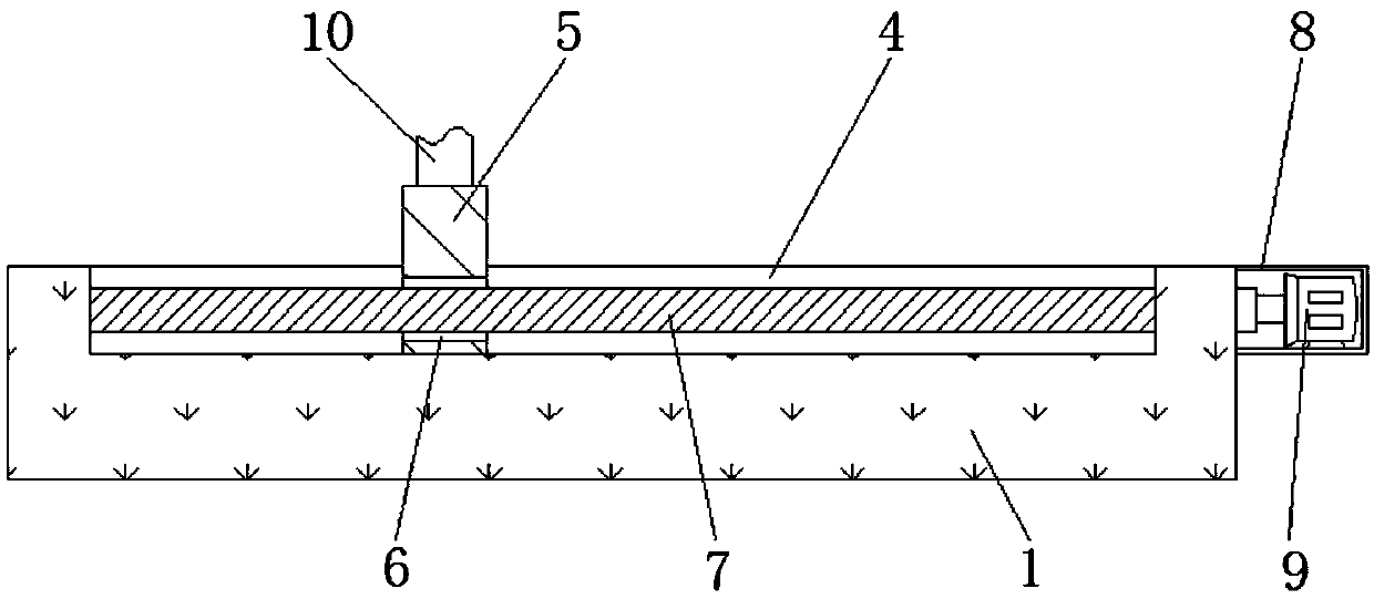 Welding device for mechanical manufacturing and with smoke discharging function