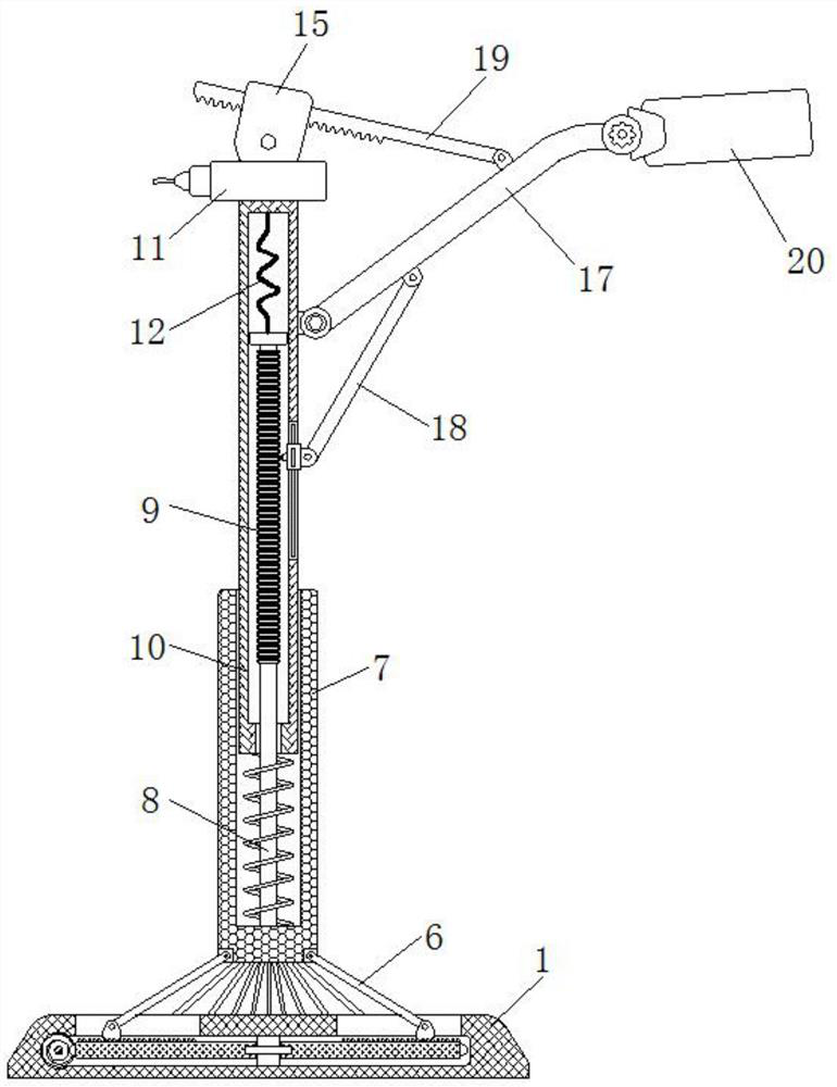 Intelligent table lamp with eye protection function