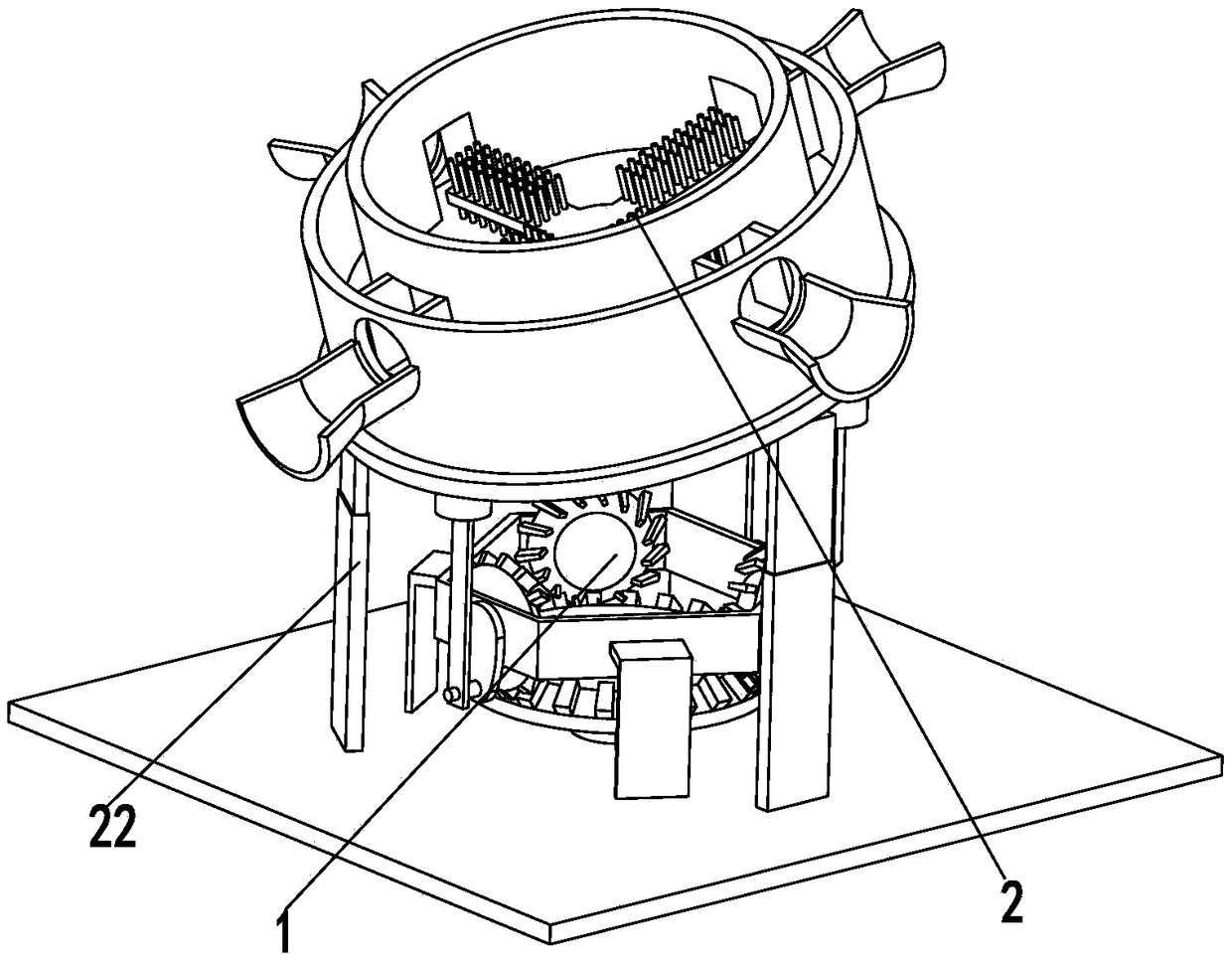 Solid-state-fermentation Baijiu brewing process