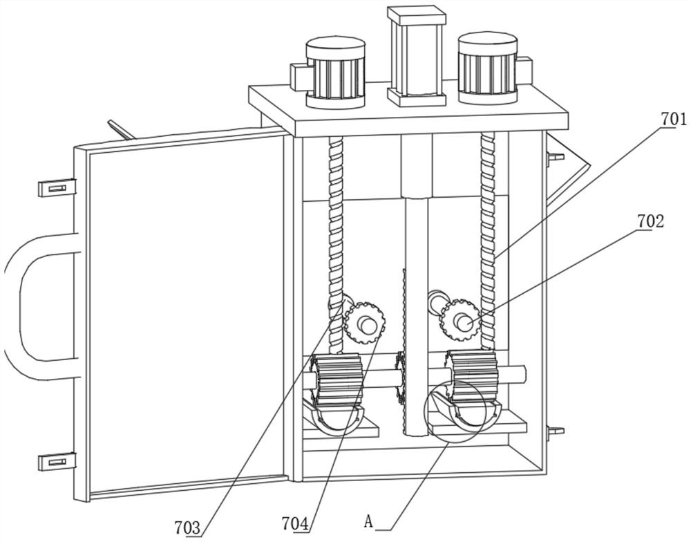 Rotary filling machine for meat processing