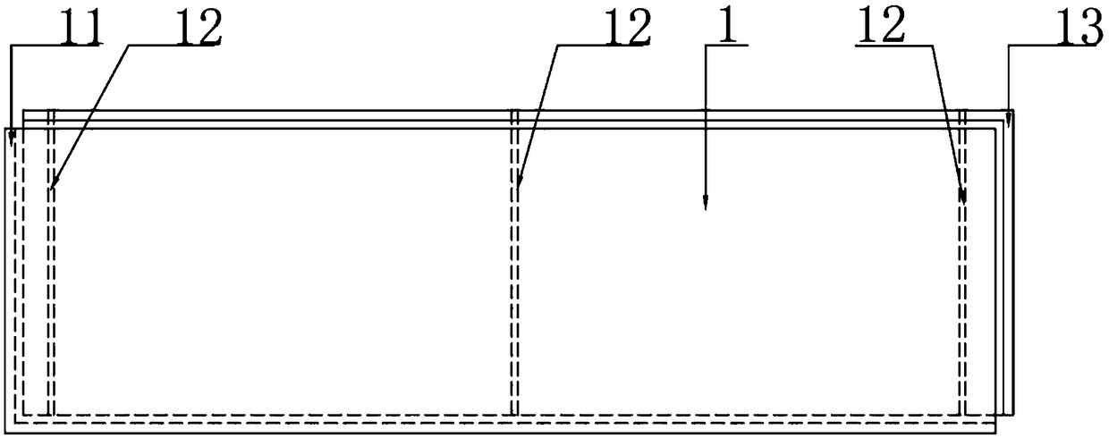 Assembled floor installation structure and installation method thereof