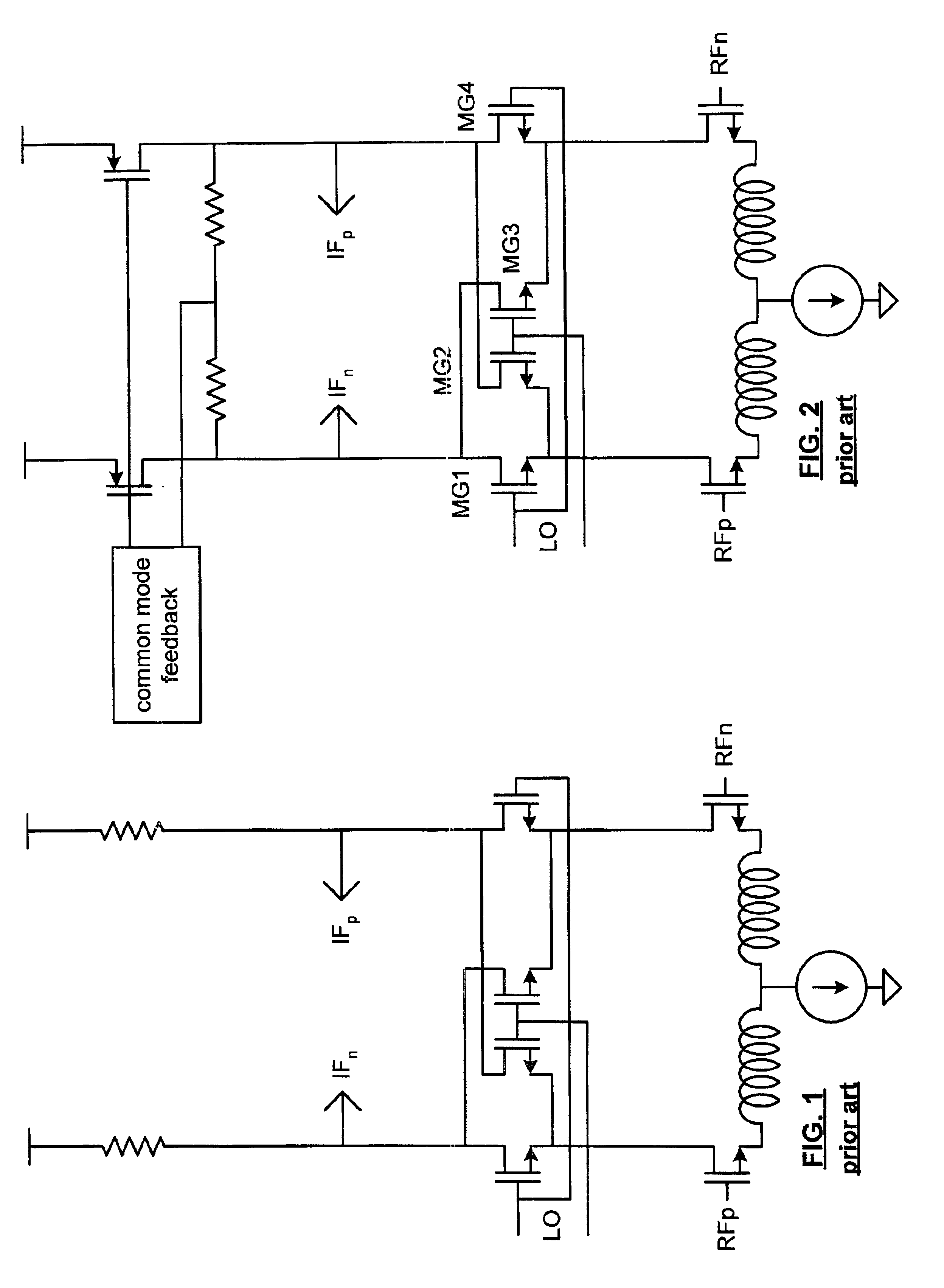 Mixer having low noise, controllable gain, and/or low supply voltage operation