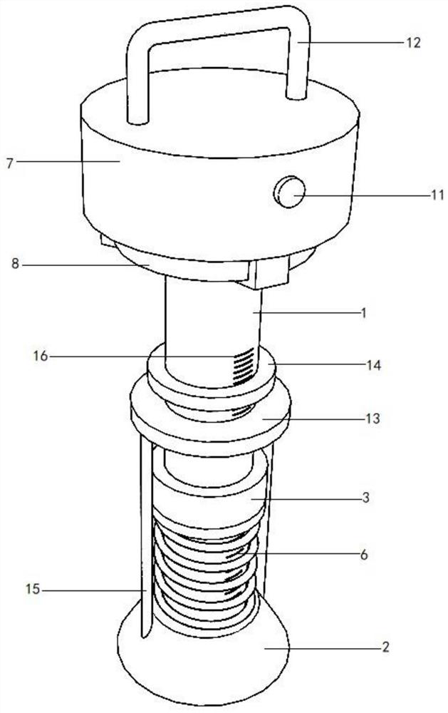 Rubber mat die-cutting device