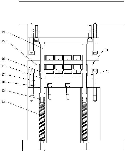 A production process and special equipment for a reinforced pull ring