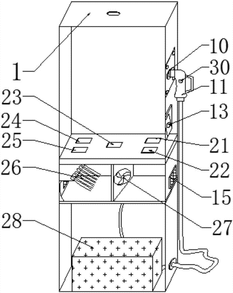 Charging pile combination device