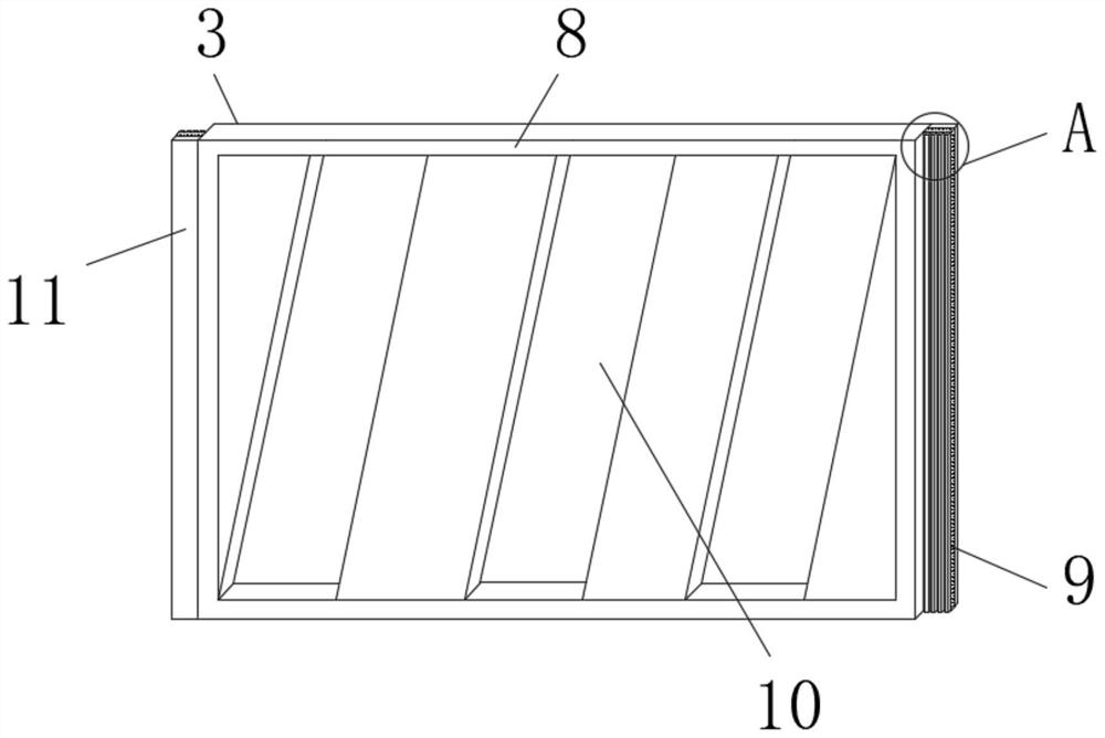 Building baffle paint spraying mold and spraying method