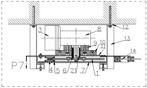 Corridor hanging chair