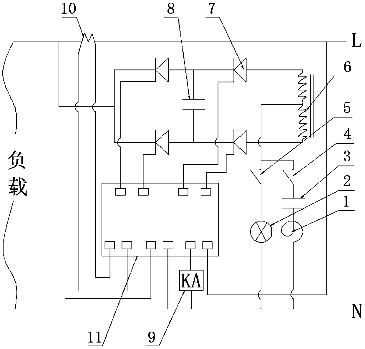 Electric energy recycling device